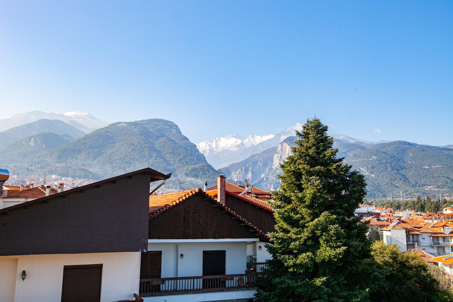 Rodon Apartment With Great View, Sauna And Jacuzzi Litochoron Bagian luar foto